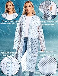 2PCS Rain Ponchos for Adults Reusable - Borogo Rain