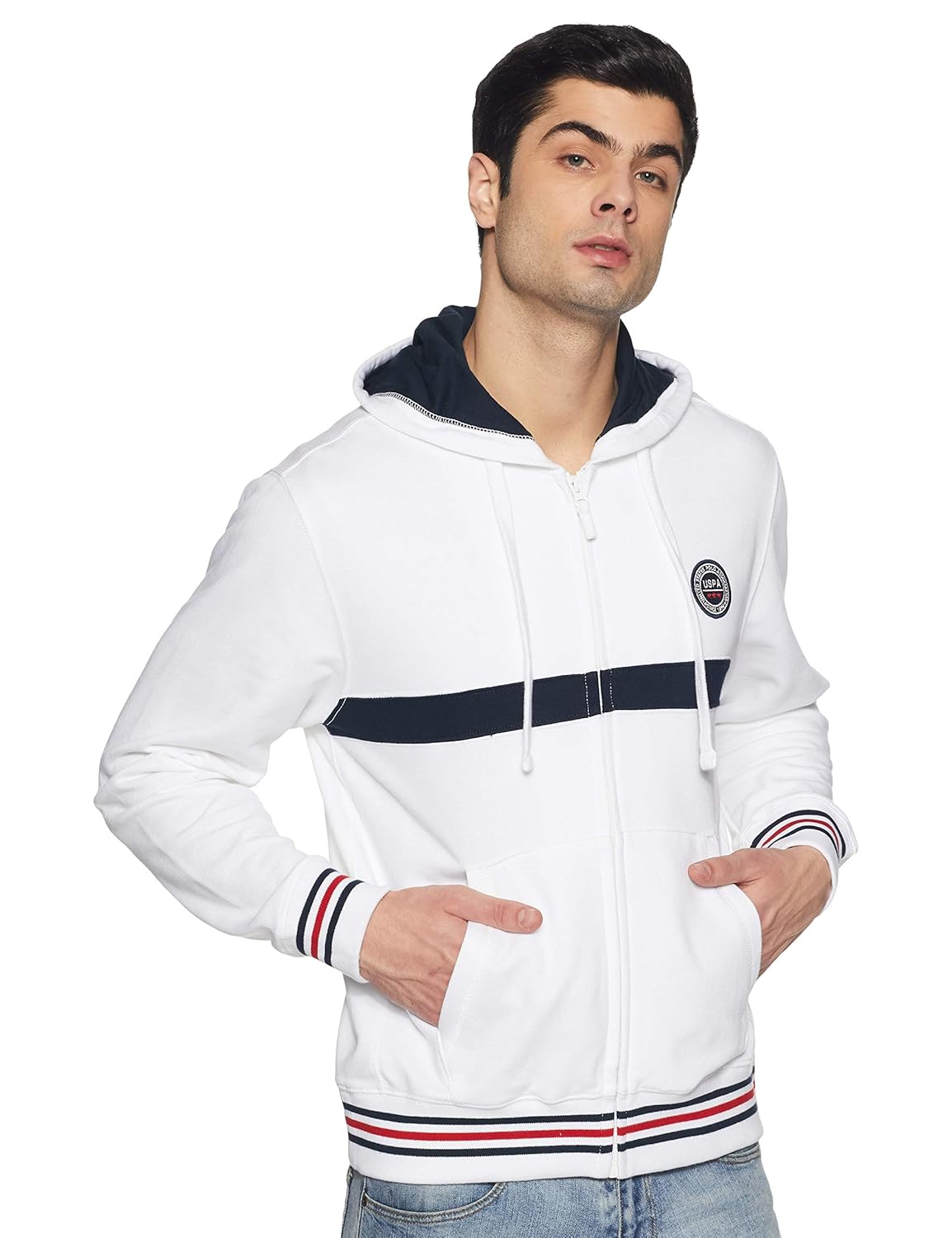 us polo white jacket