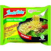 Indomie Instant Noodle Soup Vegetable Flavour, Vegetable, 79.5 Ounce(Pack of30)