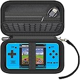 Case for WELLST·G Handheld Game for Kids Adults, Universal fit for TaddToy/ for Beijue 16-Bit Handheld Console - Retro Video Games Travel Storage Cover Bag, Portable Electronic Organizer Holder, Black