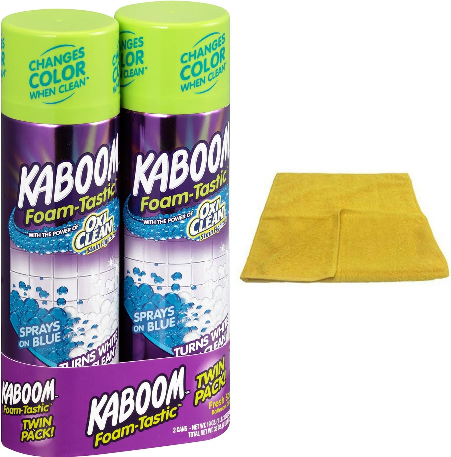 Kaboom FoamTastic Fresh Scent Bathroom Cleaner Twin Pack 219 oz
