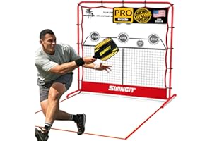 Portable Pickleball Rebounder Net with Kitchen Lines System, Solo Training Net System for Dinks, Volleys & Drives, Accuracy T