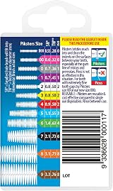Piksters Interdental Brushes Size 1, 40 pk with Connector Cap, Gum Safe view 9