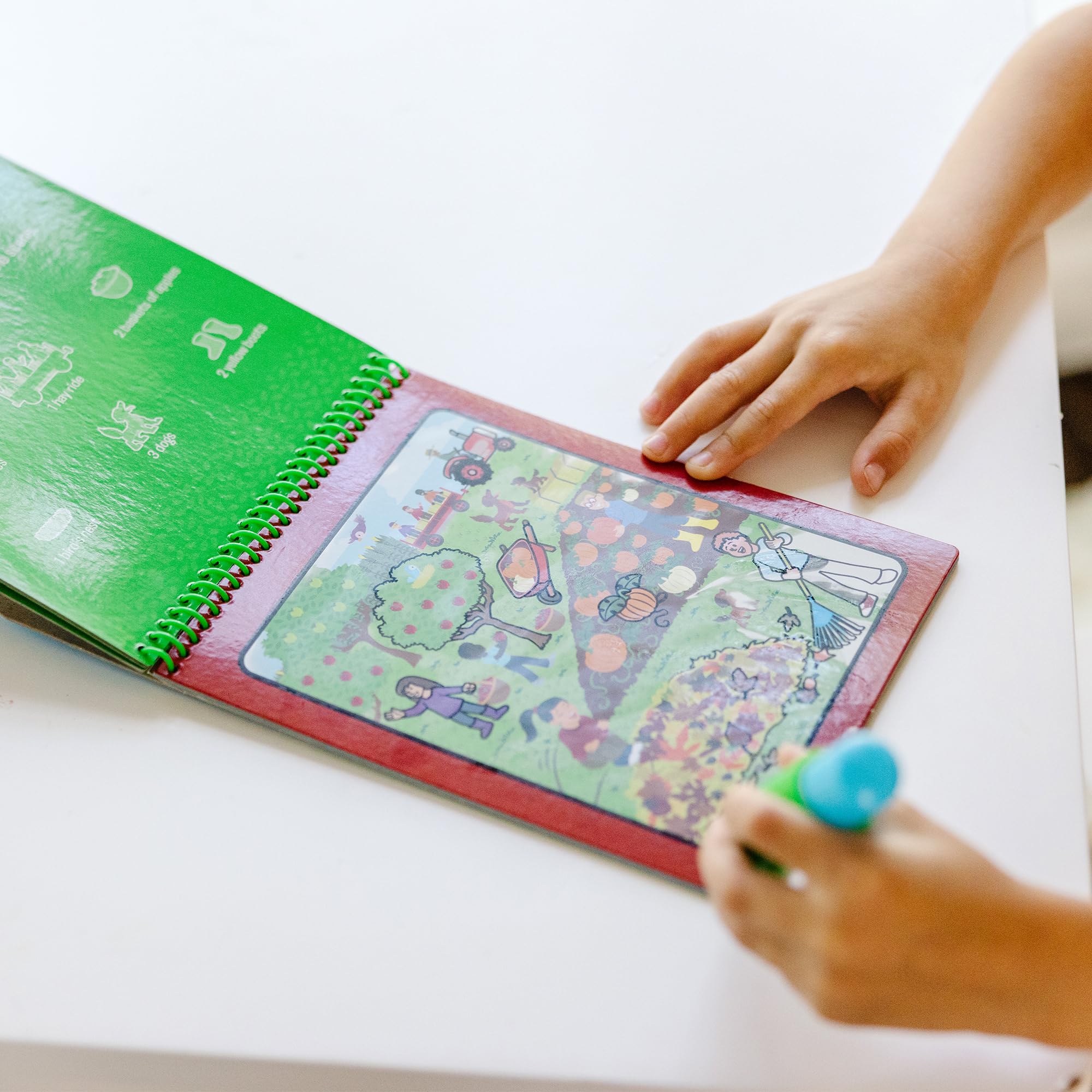 Melissa & Doug Let’s Explore Water Wow! Seasons Water-Reveal Pad – Reusable On The Go Travel Activity - FSC Certified