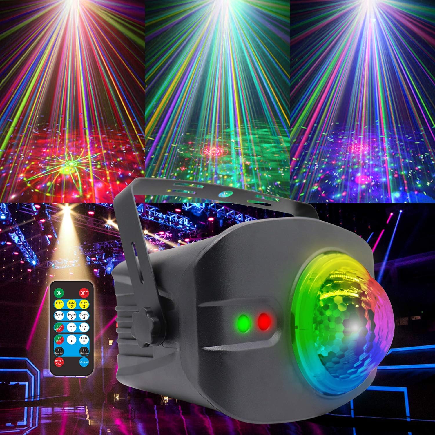 Strobe Disco Ball Light DJ Party Lights Laser Projector for