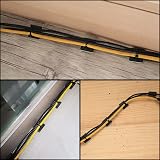 Juliyeh Cable Ties Adhesive Mounts 200 Pcs Self Locking Nylon Tie Wraps view 6