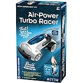 Thames & Kosmos Air-Power Turbo Racer STEM Experiment Kit | Build a Race Car with Air-Powered Engine, No Batteries Required, Travels 60 Feet, 9mph, Durable Parts for Lengthy Play, Explore Clean Energy