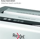 Rexel Momentum X312 Cross Cut Shredder 13-12 Sheets 23 Litre Bin Black view 8