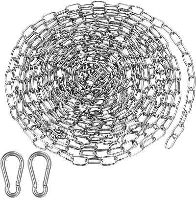 SZZHIYONG 5m Stainless Steel Heavy Duty Chain 1.5mm Welded Link Security Lock