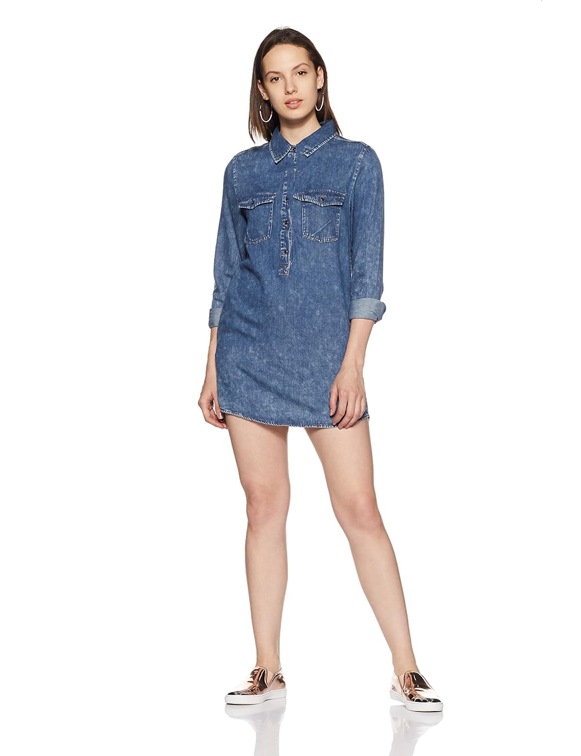 forever 21 denim dress