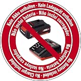 Einhell 18V Cordless Random Orbital Sander Power X-Change TE-RS 18 Li-Solo Dust view 5