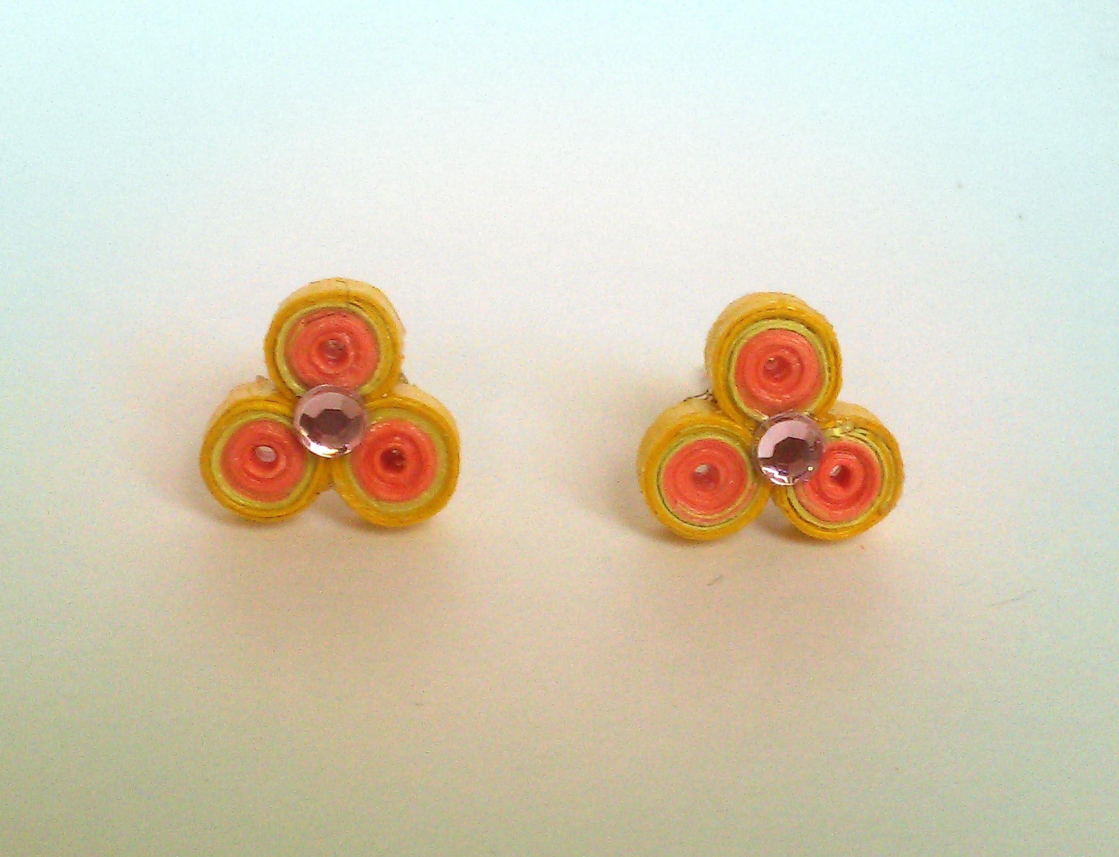 Paper Quilling,Trendy Stud Earrings