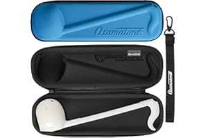 Otamatone Official Slim Case (Regular - 10.7 inch) Musical Instrument Toy Synthesizer Hard Shell Cover, Smooth Fitted Protective Interior with Official Logo Strap (Blue)