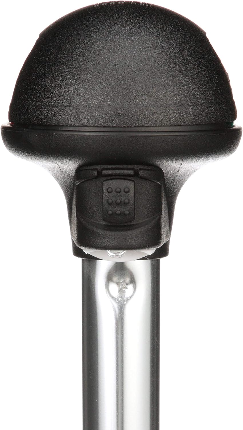 attwood 5095-10-7 Bi-Color Stowaway with Task Light, 1-Mile Sidelights, 225-Degree Visibility for Boats Up to 39.4 Feet : Powersports External Lights : Sports & Outdoors