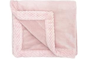 aden + anais Plush Blanket - Soft Minky Baby Blanket for Infants, Toddlers, Kids, for Crib, Stroller, Travel, Blush Pink