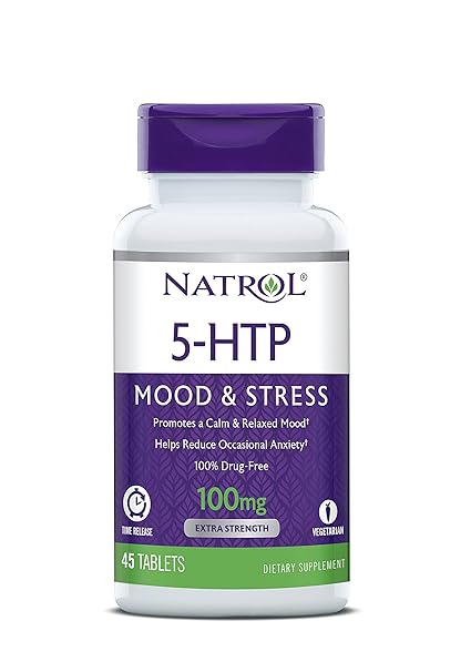 Natrol (Incl Laci Le Beau Teas) 5-Htp Time Release 45 Tablets Promotes