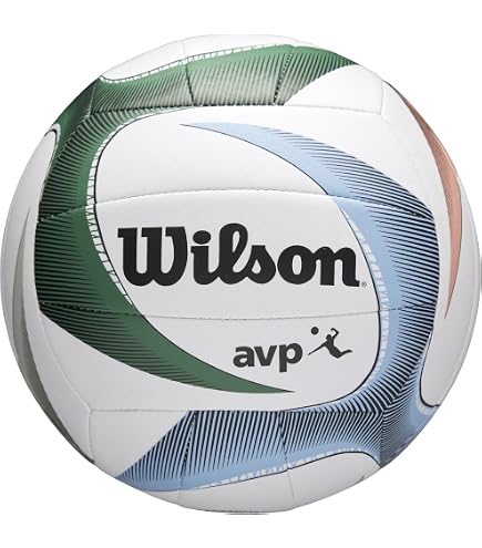 Ballon Wilson OPTX Réplique AVP Volleyball – Taille Officielle, Motif Kaléidoscope, Réplique Du Ballon De Plage