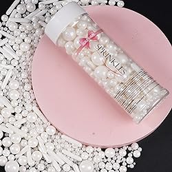 Kasvan White Mix Sugar Sprinkles - Edible Candy