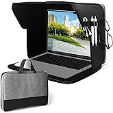 Laptop Sun Shade Bag - Fits Up to 16" Laptops, Provides Privacy, Glare Protection - Ideal Laptop Sun Shade for Working Outside