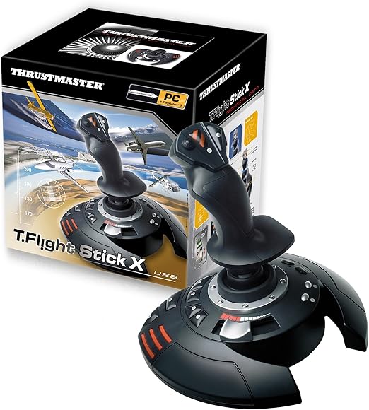Thrustmaster T Flight Stick X Joystick Mit Rudersteuerung Umprogrammierbaren Tasten Und Achsen Drehgriff Integriertem Schubhebel Schnellfeuerausloser Pc Usb Kompatibel Amazon De Games Thrustmaster T Flight Stick X Joystick Mit Rudersteuerung Umprogrammierbaren Tasten Und Achsen Drehgriff Integriertem Schubhebel Schnellfeuerausloser Pc Usb Kompatibel Amazon De Games