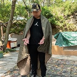 LOOGU Camo Blanket Waterproof Poncho Liner for