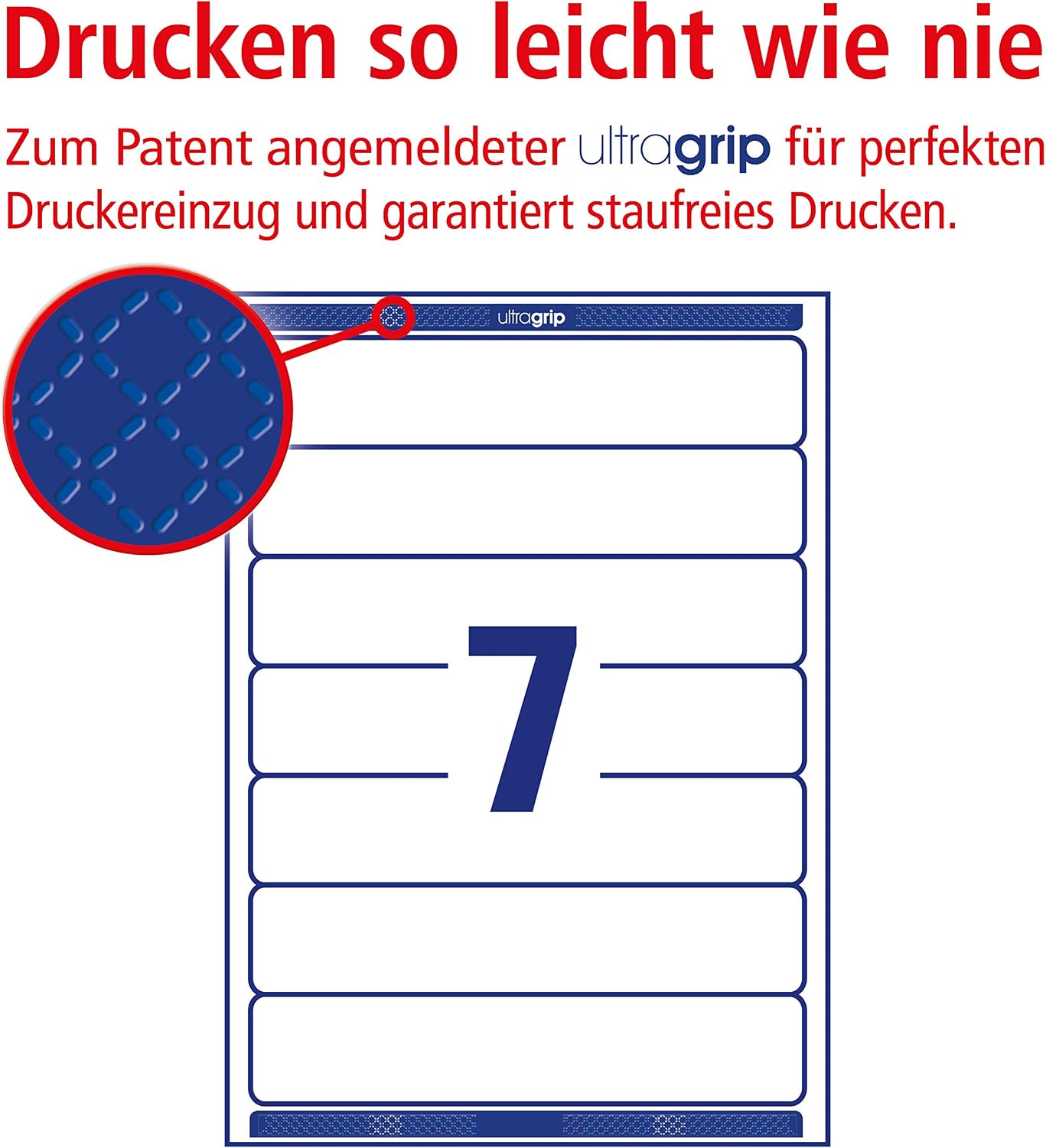 Avery Zweckform LR4760-25 Folder Labels Recycled 38 x 192 mm Permanent 25 Sheets 100 Labels White, Blue,White - Image 3
