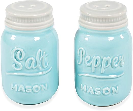 Amazon Com Mason Salt Pepper Shakers Vintage Ceramic Salt