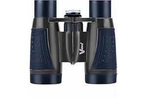 Vanstarry Compact Binoculars for Kids Bird Watching Hiking Camping Fishing Accessories Gear Essentials Best Toy Gifts for Boys Girls Children Toddler Waterproof 5X30 Optical Lens Including Compass