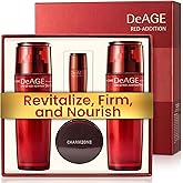 CHARMZONE DeAge Red Addition Korean Skincare Set of 3 – Anti-Aging Red Wine Face Care with Toning Water, Emulsion & Cream – Hydrating, Nourishing, Gift-Ready (10.98 fl. oz)