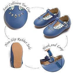 Tegeek Girls Toddler/Little Kid Mary Jane Flats
