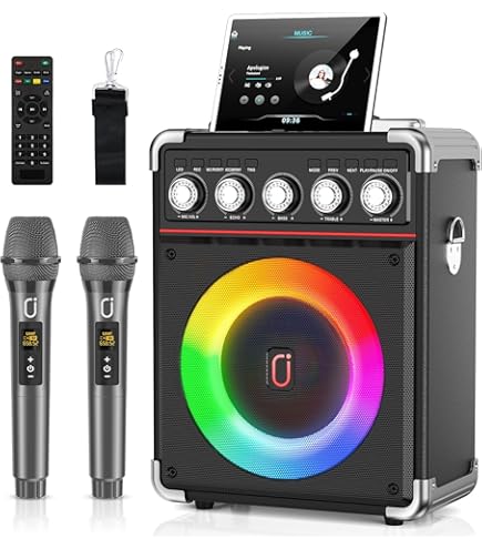 Microphone Karaoké Leadsinger LS-3000 Filaire Avec 3 Cartouches Et Livre - Occasion