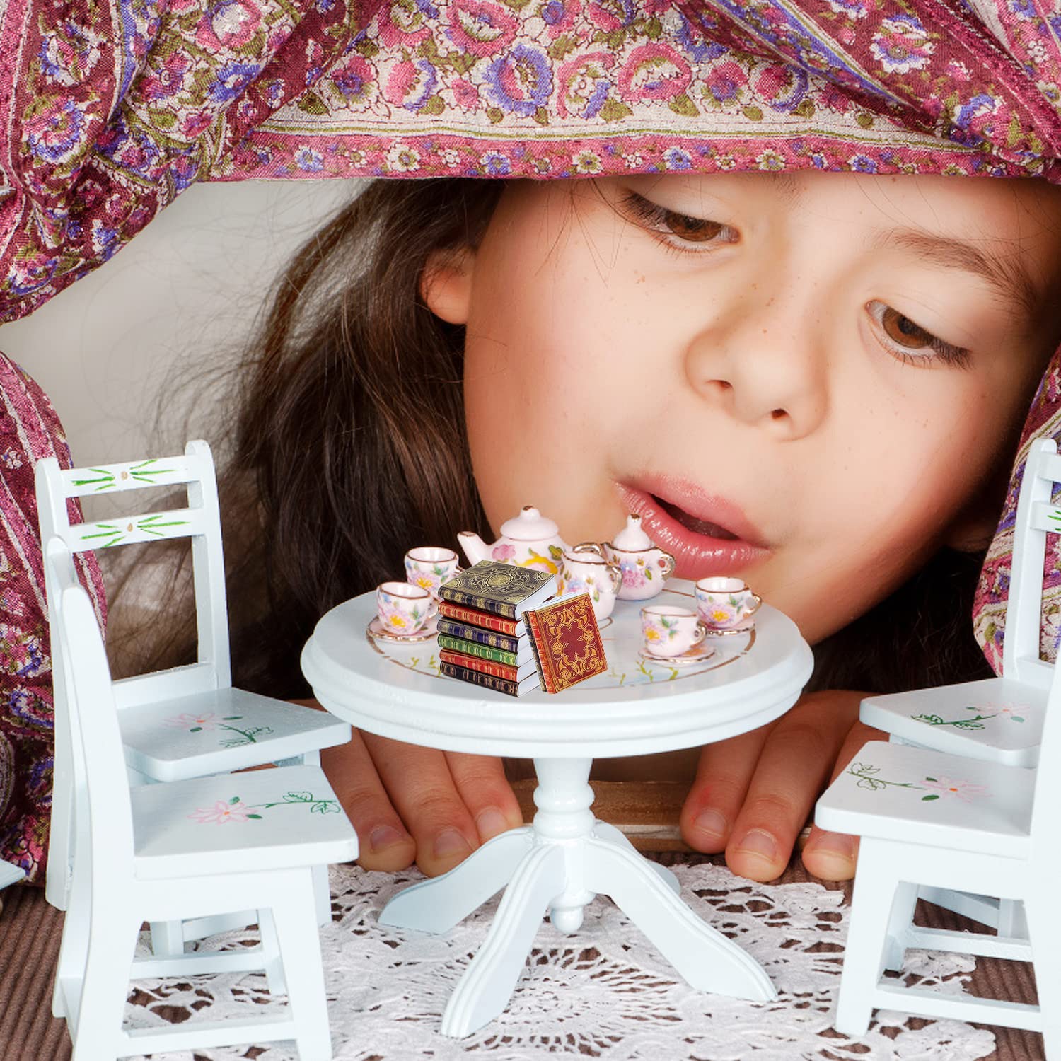 30 Pack 1:12 Scale Miniatures Dollhouse Books,Assorted Timeless Miniatures Books,Mini Books Dollhouse Decoration,Dollhouse Accessories Toy Supplies for Boys and Girls