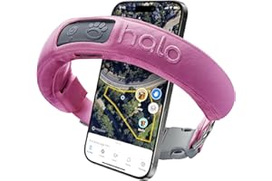 Halo Collar 3, Multifunctional GPS Wireless Dog Fence & Dog Training Collar with GPS Tracker, Subscription Required, Waterproof, Orchid (Medium/Large)