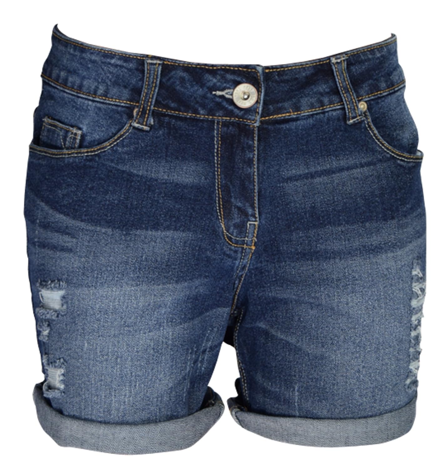 ladies half pant jeans