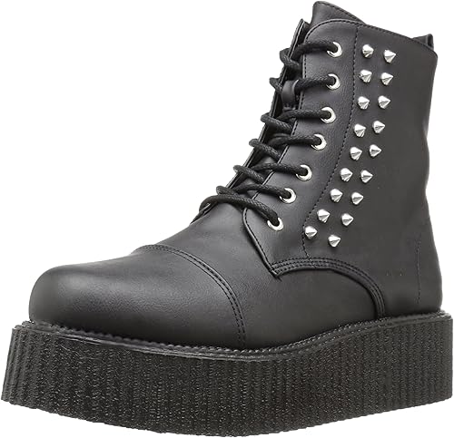 demonia steel toe boots