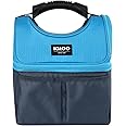 Igloo Soft Cooler Gripper Lunch Bag, Portable Dual Compartment Lunch Cooler, Insulated Lunch Box, Soft Sided Cooler Bag
