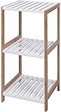Songmics Estantería de bambú para baño Librería Organizador Zapatero 59