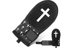 Geyoga Christian Sliding Mitt Cross Baseball Softball Religious Glove Sliding Mitt Baseball Guard Accessories and Protective Gear Left/Right Hands - Hand and Wrist Protection