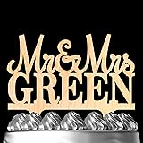 Mr & Mrs Personalized Wedding Cake Topper Custom