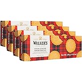 Walker's Shortbread Stem Ginger Cookies, Pure Butter Shortbread Cookies, 6.2 Oz Box (Pack of 4)