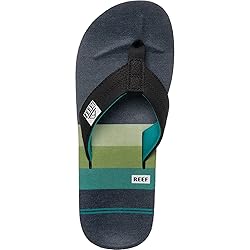 REEF Men's HT PRINTS Sandal, aqua green, 130 M US