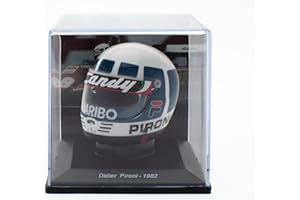 OPO 10 - Formula 1 Helmet Compatible with Ferrari F1: Didier Pironi 1982-1/5 Scale - CAS23