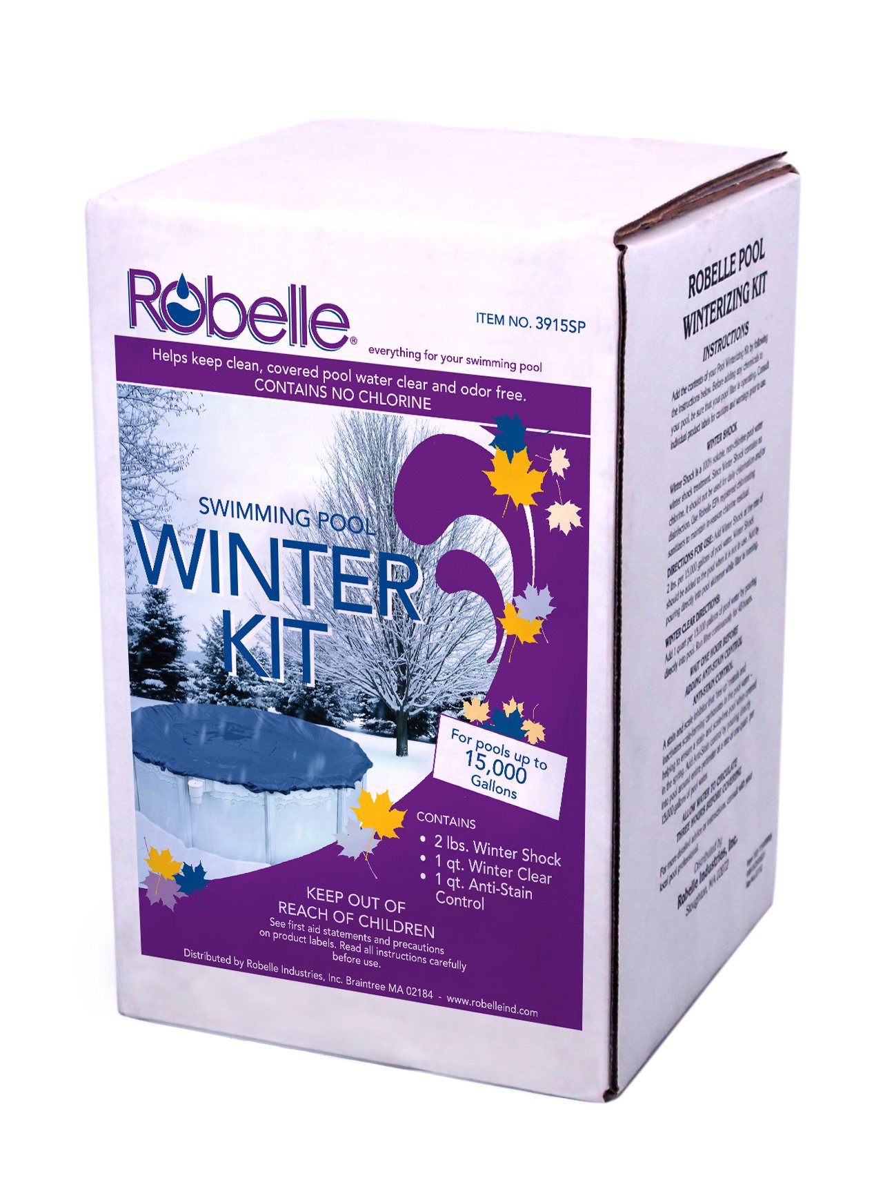 Robelle 15,000 Gallon Triple-Action Winter Kit, Premium Pool Closing Kit, for Pools up to 15,000 Gallons Image