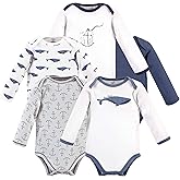 Touched by Nature Unisex Baby Organic Cotton Long-Sleeve Bodysuits