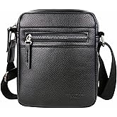 Lemuvlt Small/Medium Crossbody bag for men shoulder bag mens purse satchel leather messenger bag gift man