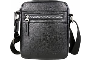 Lemuvlt Small/Medium Crossbody bag for men shoulder bag mens purse satchel leather messenger bag gift man