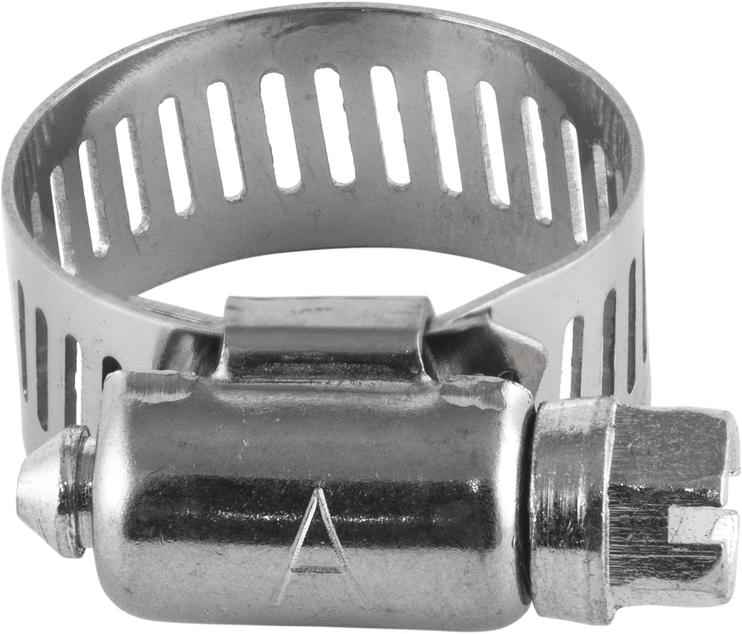 3/8 to 7/8 Diam Stainless Steel Worm Drive Clamp SAE Size 6