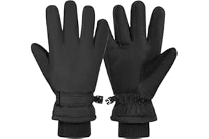 LPMOERA Kids Gloves Winter Toddler Snow Waterproof Gloves Kids Mittens For Boys Girls Ski Glove Warm Thermal Fleece