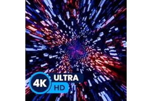 SCI-FI Abstract Background Video 4k VJ LOOP NEON Simple Tunnel Color Changing Compilation Party