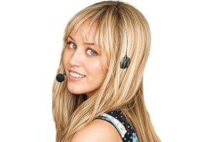 Zadin Pop Star Costume, Fake Microphone Headset Prop Mic, Celebrity Costumes for Women, Popstar Accessories Headphones